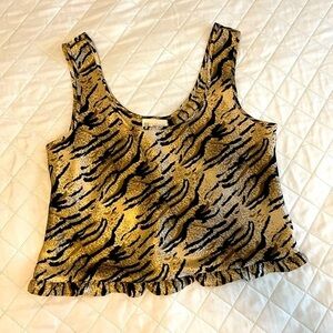 Animal Print Tank Top